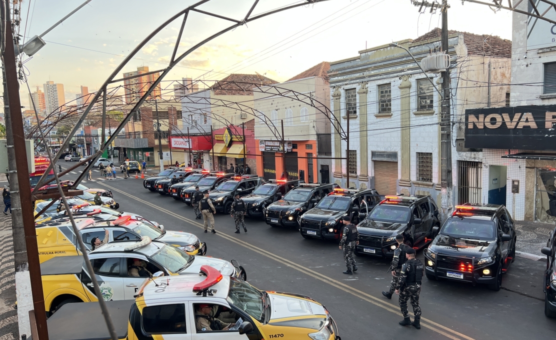 Operação Sinergia III reforça o patrulhamento policial em Cornélio Procópio