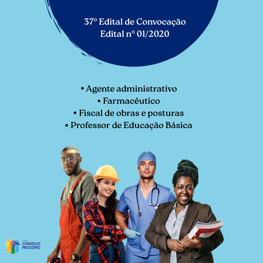 Prefeitura de Cornélio Procópio convoca 10 novos aprovados em concurso público