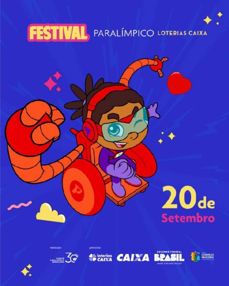 Cornélio Procópio recebe Festival Paralímpico 